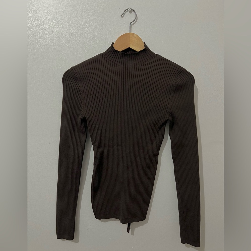 Aritzia sculpt knit long sleeve